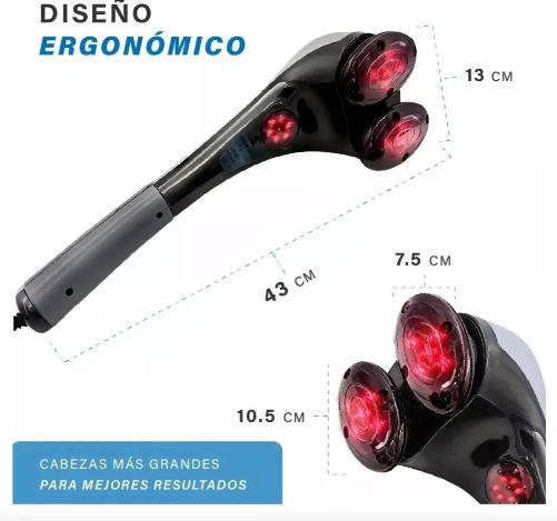 Masajeador Infrarrojo Doble Cabezal