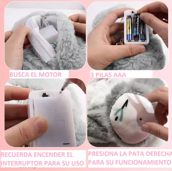 Nutria Peluche de Apego Respira bebe