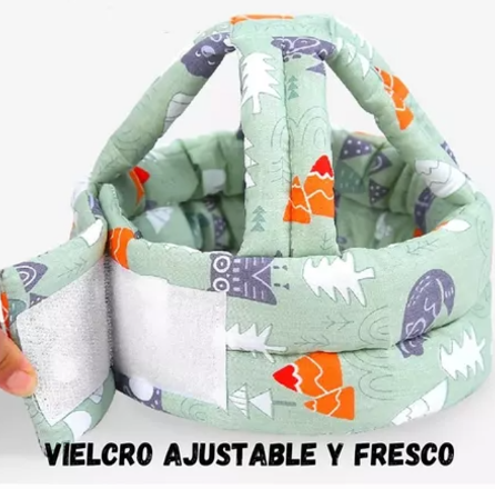 Casco Gorro de bebe Antigolpes Acolchado