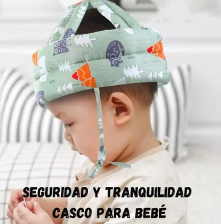 Casco Gorro de bebe Antigolpes Acolchado