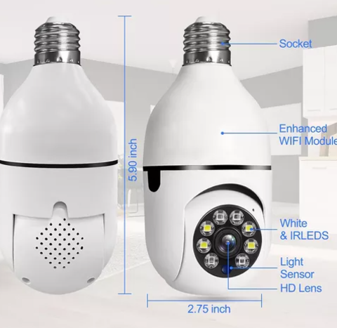 camara tipo ampolleta foco 360