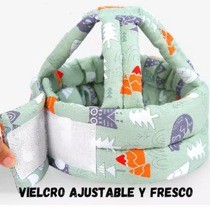 Casco Gorro de bebe Antigolpes Acolchado